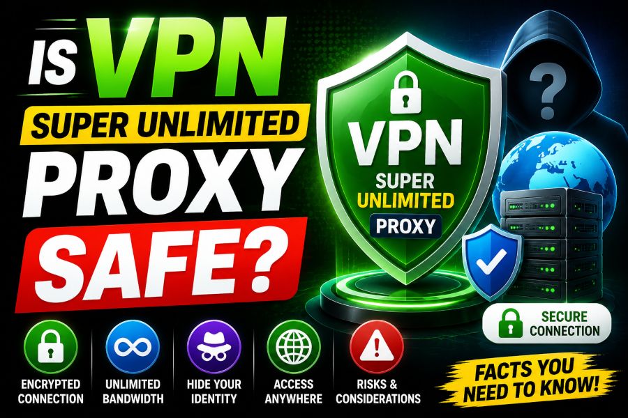 Is VPN Super Unlimited Proxy Safe? Security & Privacy Review